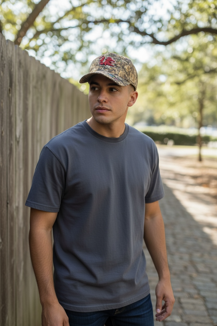 Camo Gamecocks SnapBack