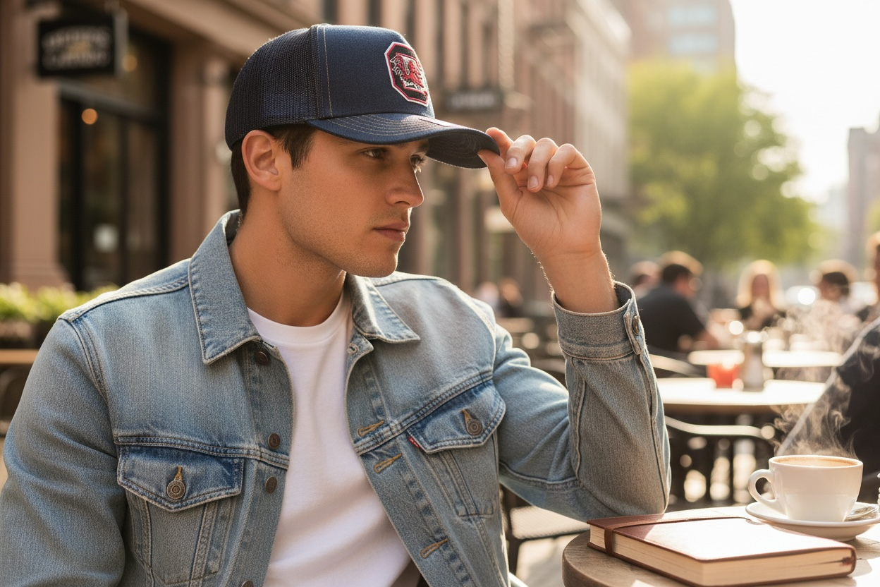 Denim Gamecocks SnapBack