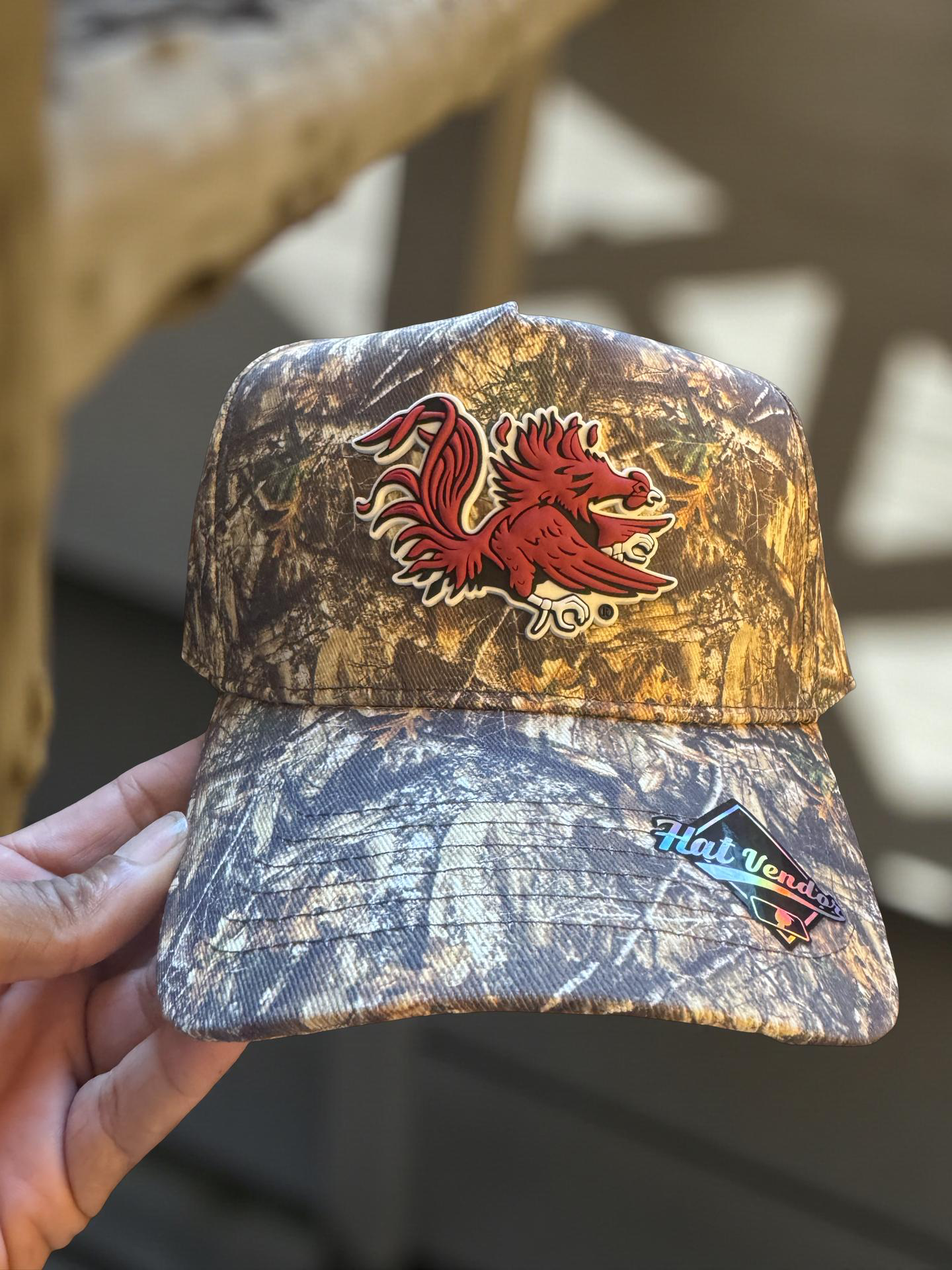 Camo Gamecocks SnapBack