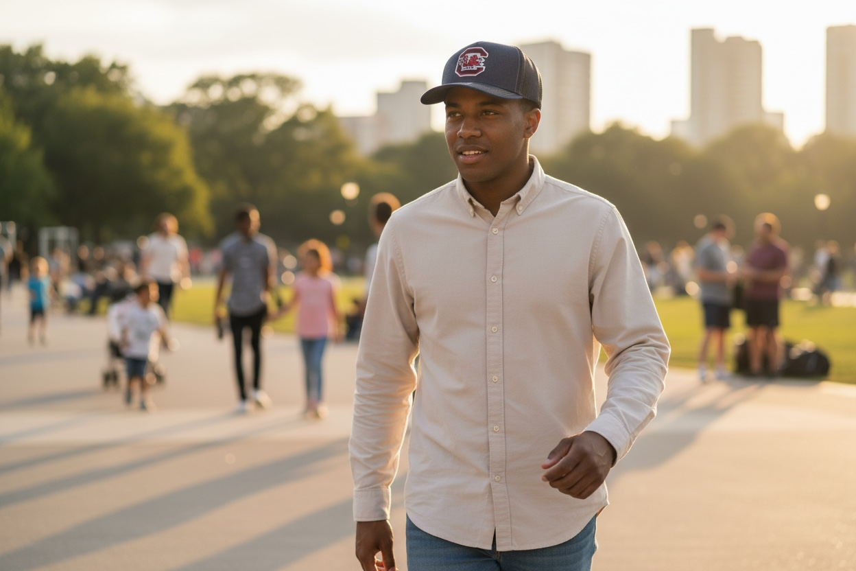 Denim Gamecocks SnapBack