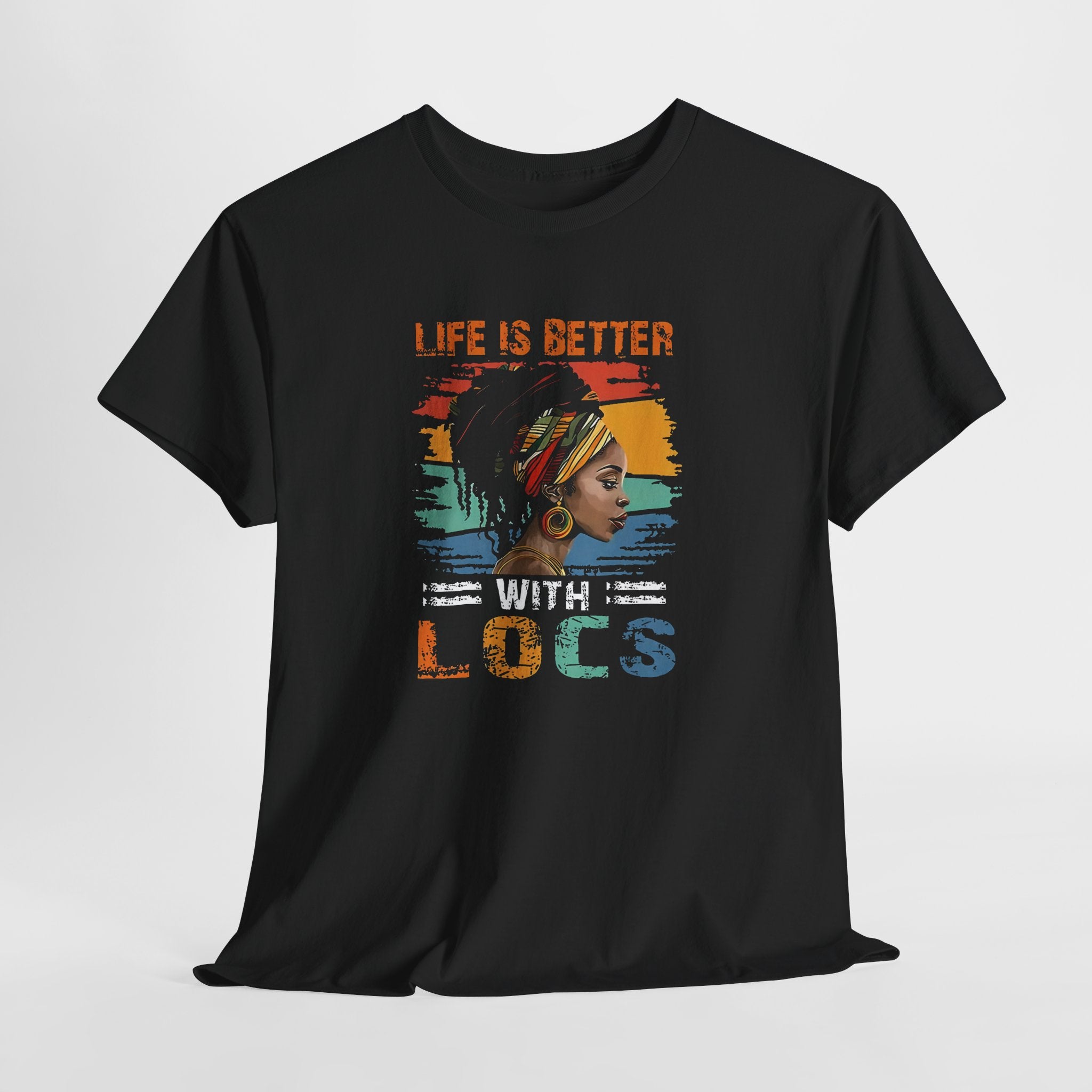 Life is Better with Locs Short Sleeve T-Shirt
